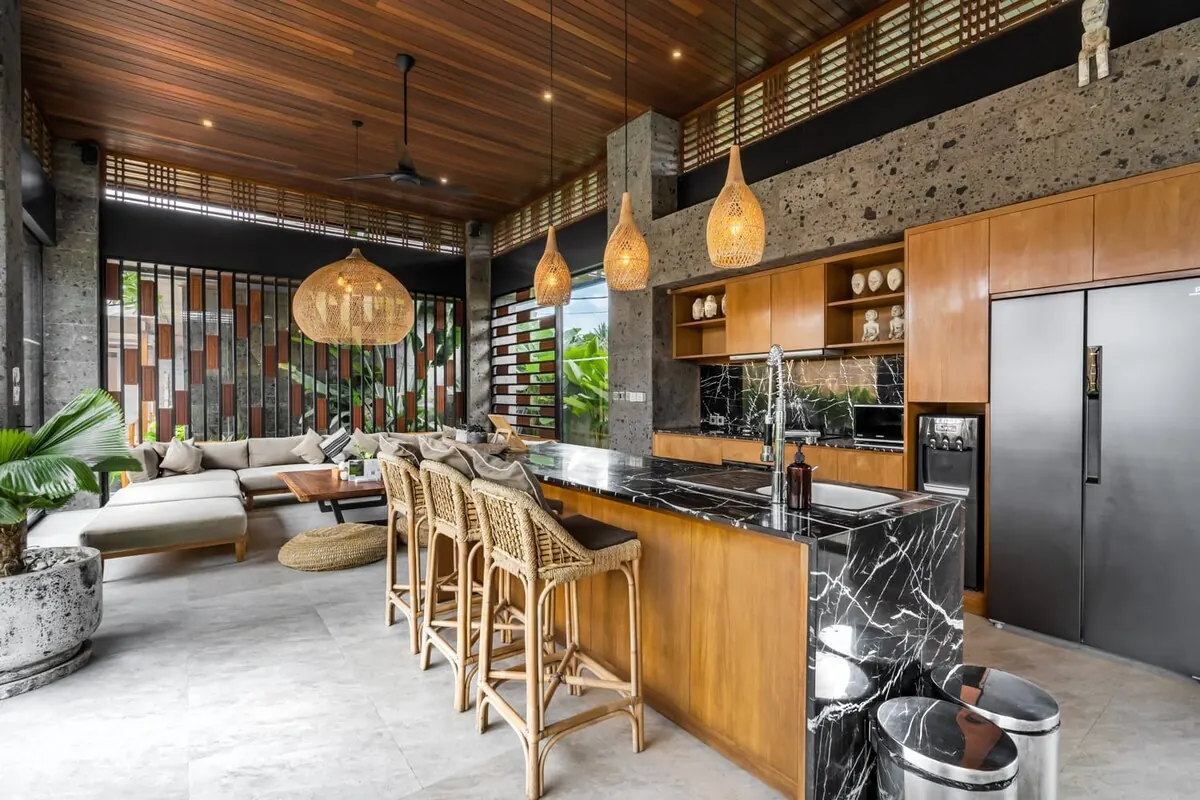 6 BR Stone Pool Retreat Ubud — 6BR Villa Rental in Ubud — image 6