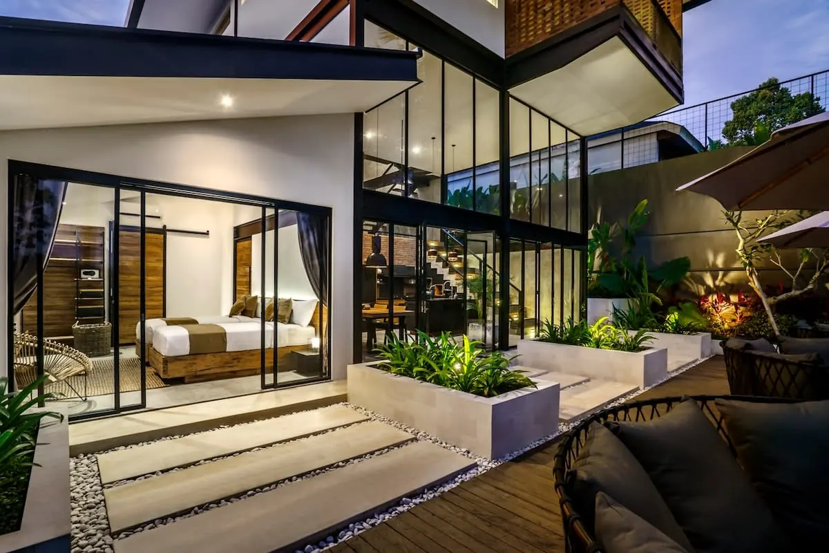 3 BR Industrial Tropical Garden House Ubud — 3BR House Rental in Ubud — image 18