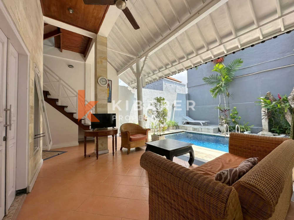 Homey Two Bedrooms Open Living Villa Situated in Quiet Area of Kerobokan — image 3