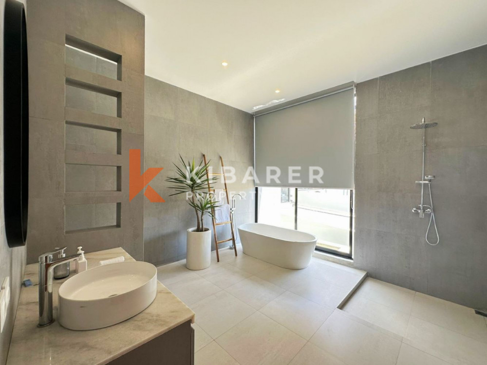 Brand New Charming Three Bedroom Enclosed Living Villa in Pererenan — image 19