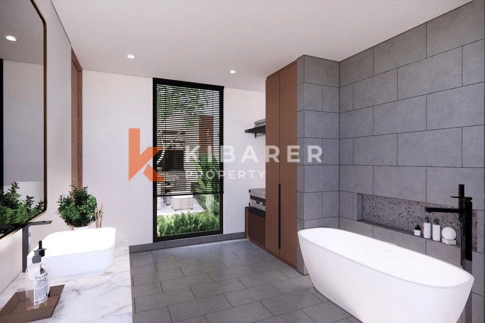 Offplan Modern Style New One-Bedroom Open Livingroom Villa in Munggu Area — image 6