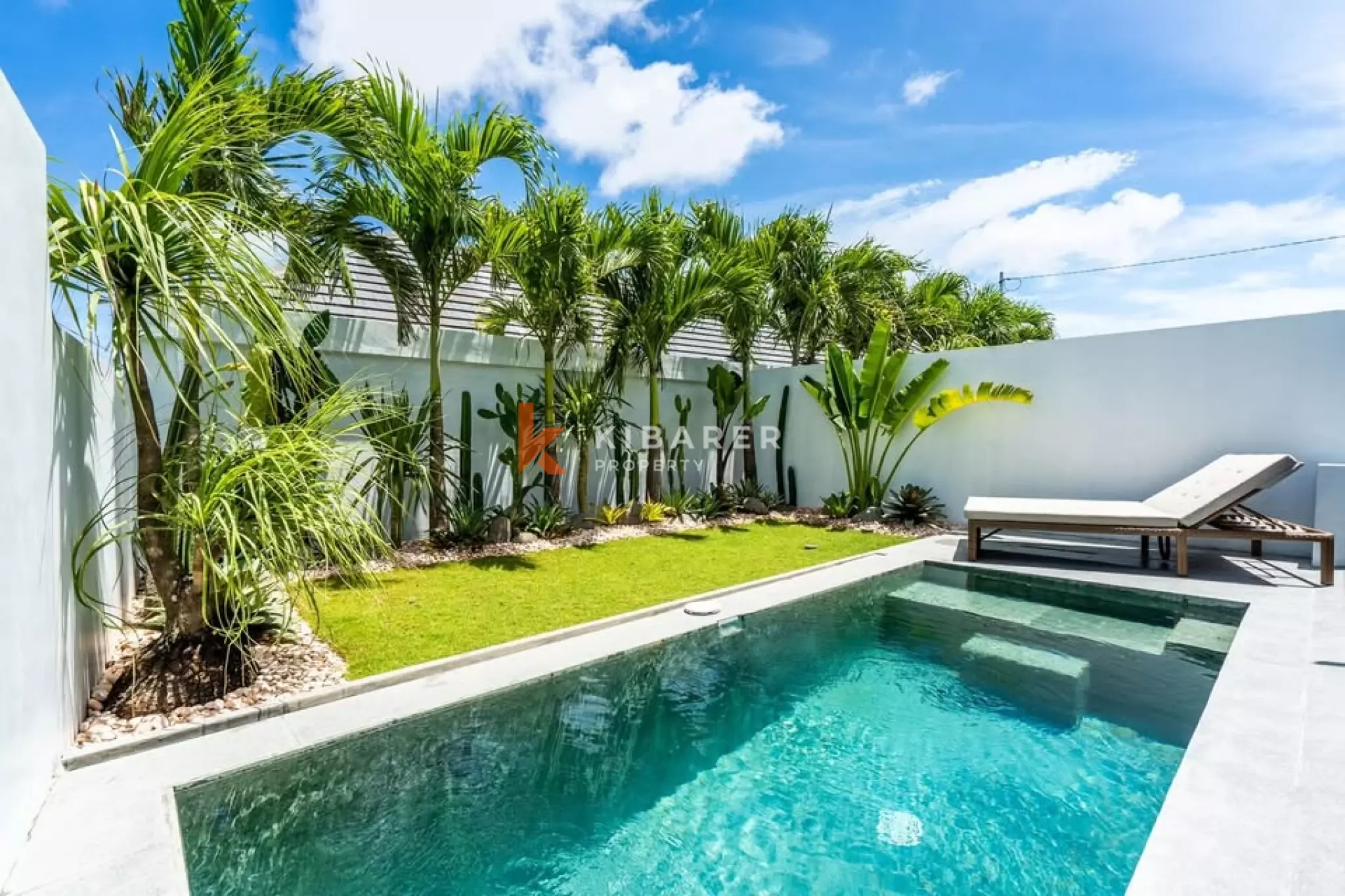Concrete Fully Furnished Two-Bedrooms Enclosed Living Villa Situated in Pererenan Area — image 2