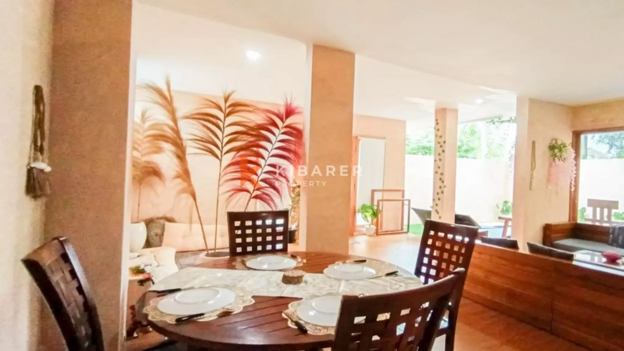Wonderful Three-Bedroom Semi-Open Living Room Villa Situated in Jimbaran — image 8