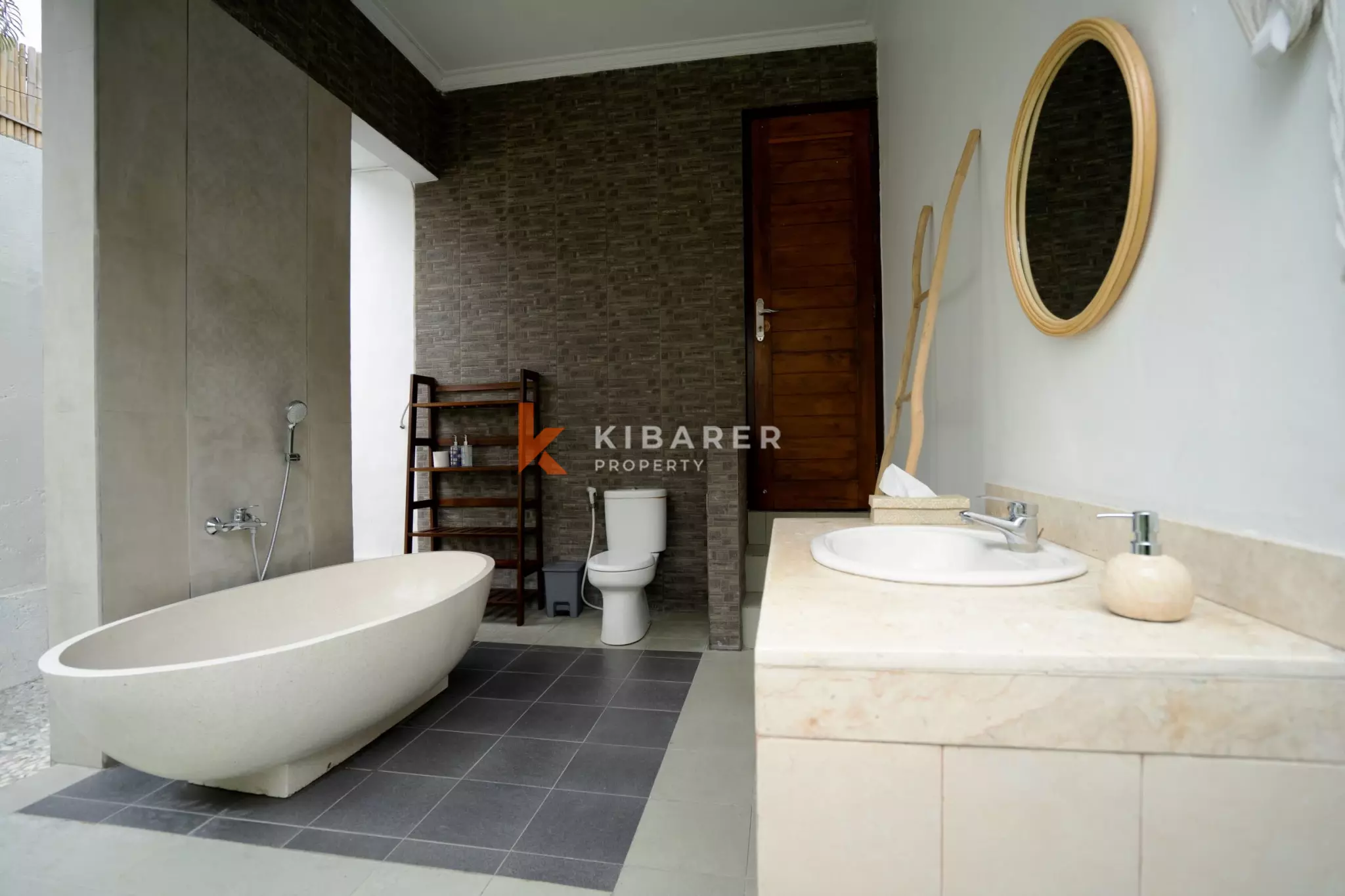 Two-Story Semi-Furnished Private Villa with Three Bedrooms in Central Canggu — image 9