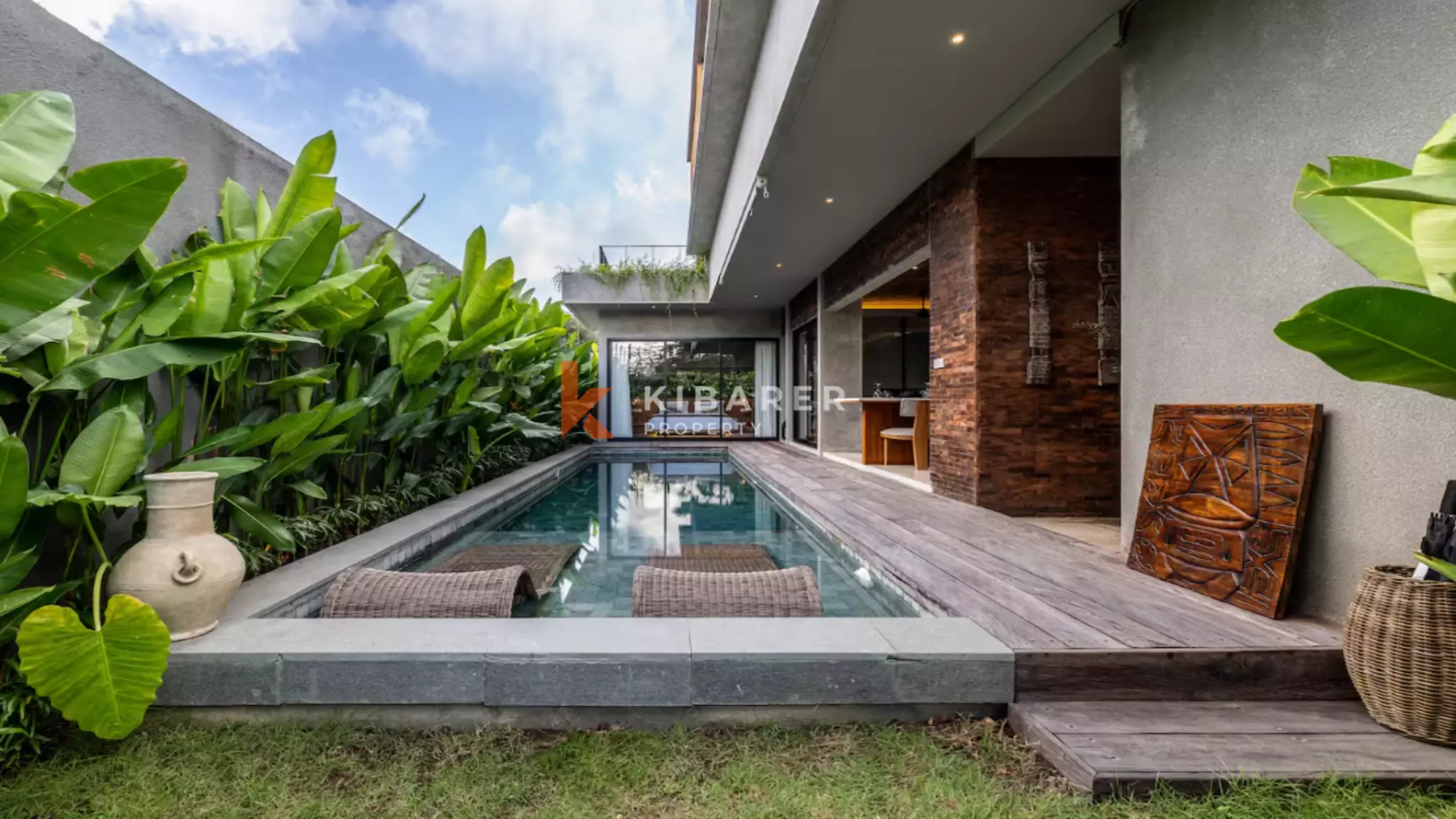 Stylish Three-Bedroom Villa with Sunken Lounge and Private Pool