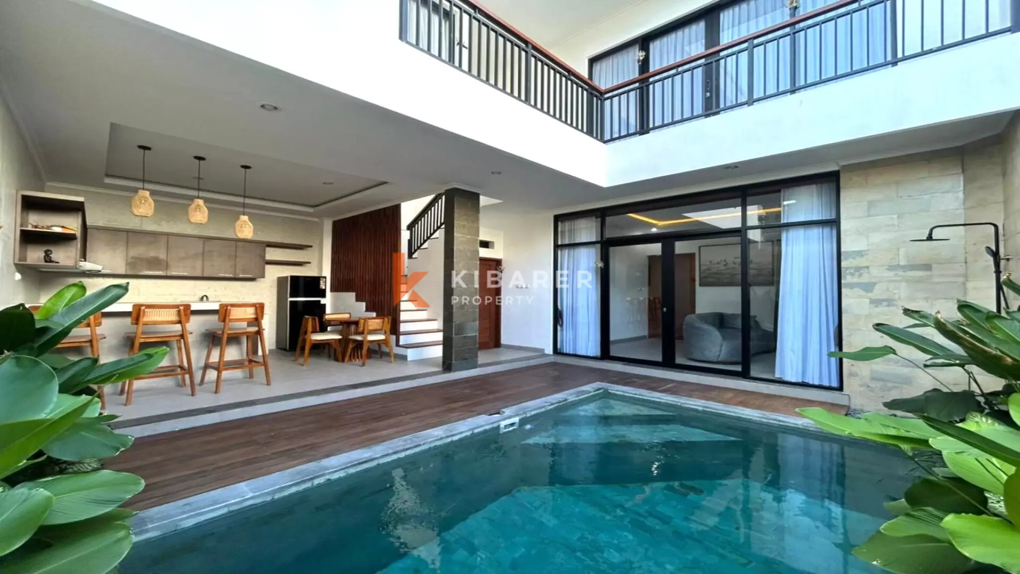 Modern Two-Bedroom Villa with Private Pool in Padonan