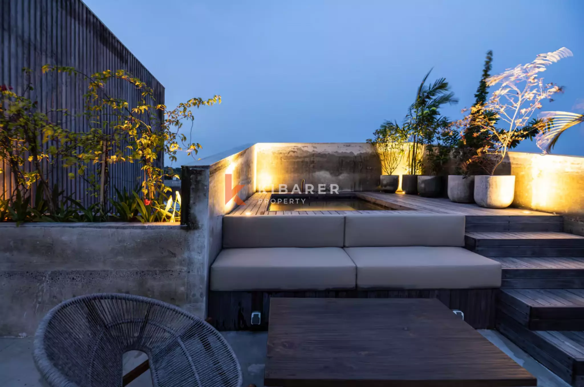 Modern Brutalist Two-Bedroom Villa with Private Pool and Rooftop Retreat in Ungasan — image 2