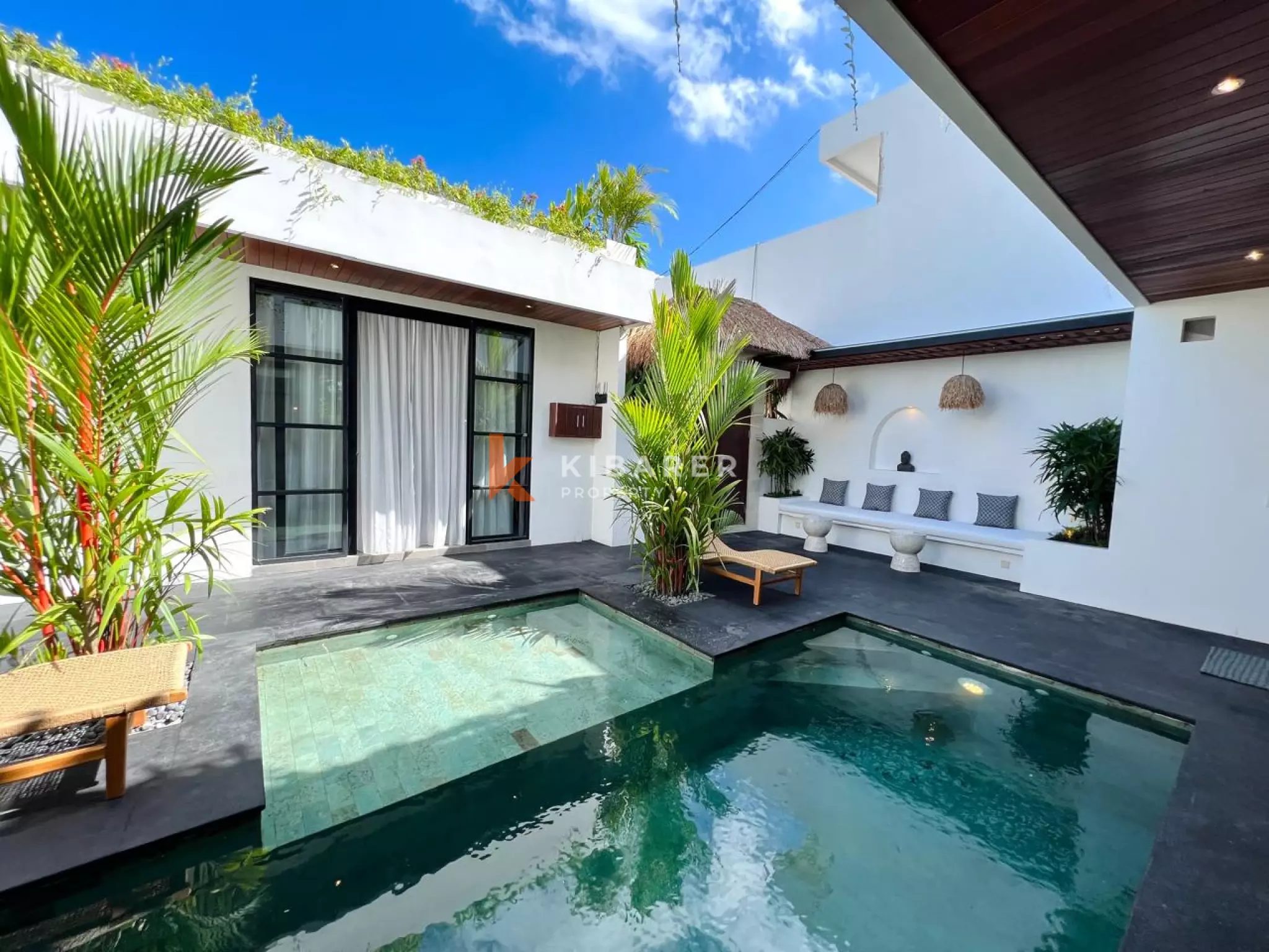 Three-Bedroom Tropical Modern Style Villa with Open Living Room & Rooftop Terrace in Tumbak Bayuh — image 3
