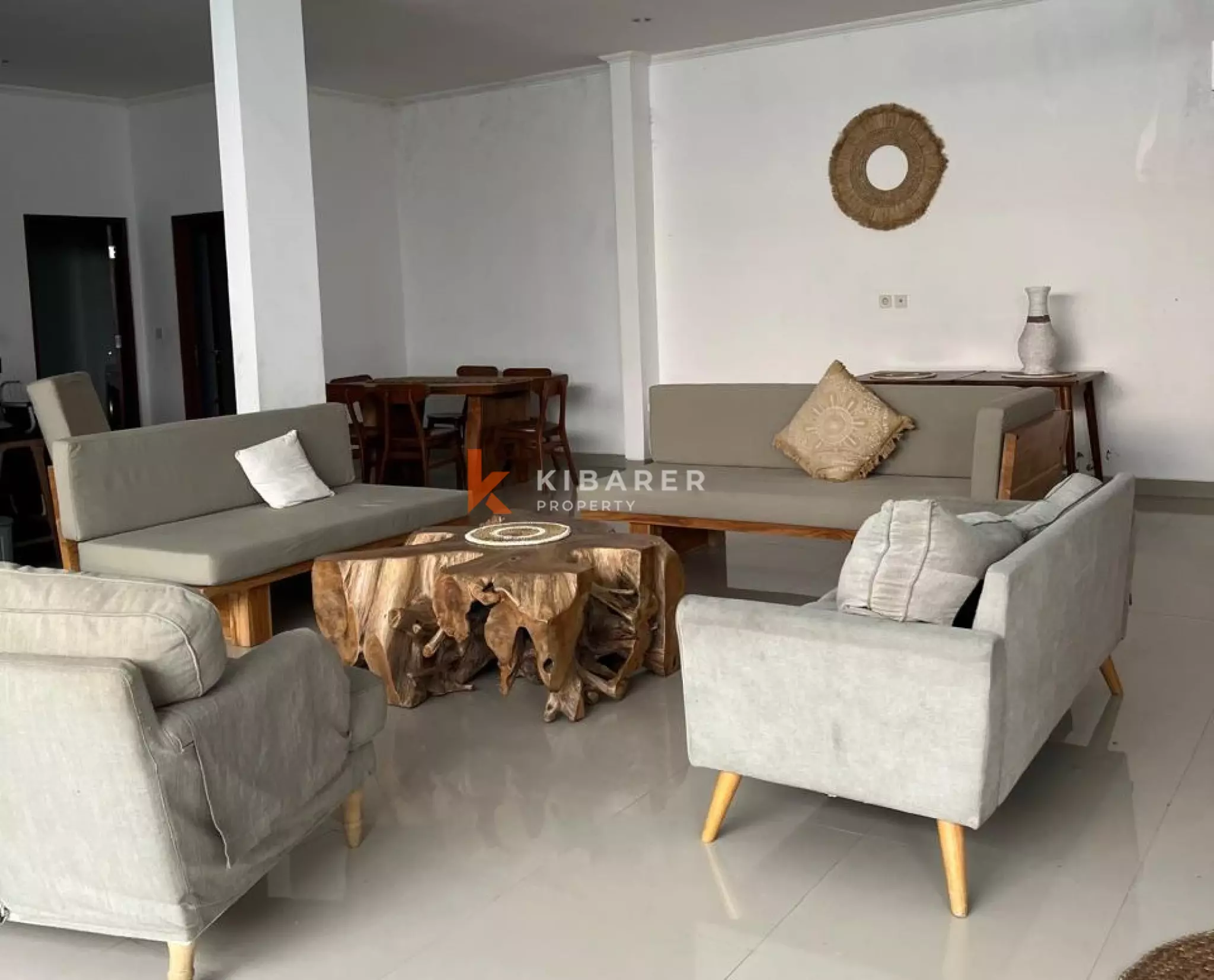 Brand New Three Bedroom Semi Furnished Villa Situated in Kerobokan — image 6