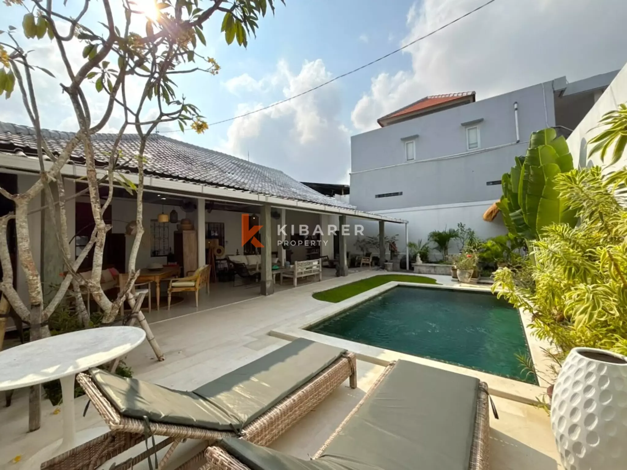 Charming Two-Bedroom Pool Villa with Open Family Area in Seminyak — image 1