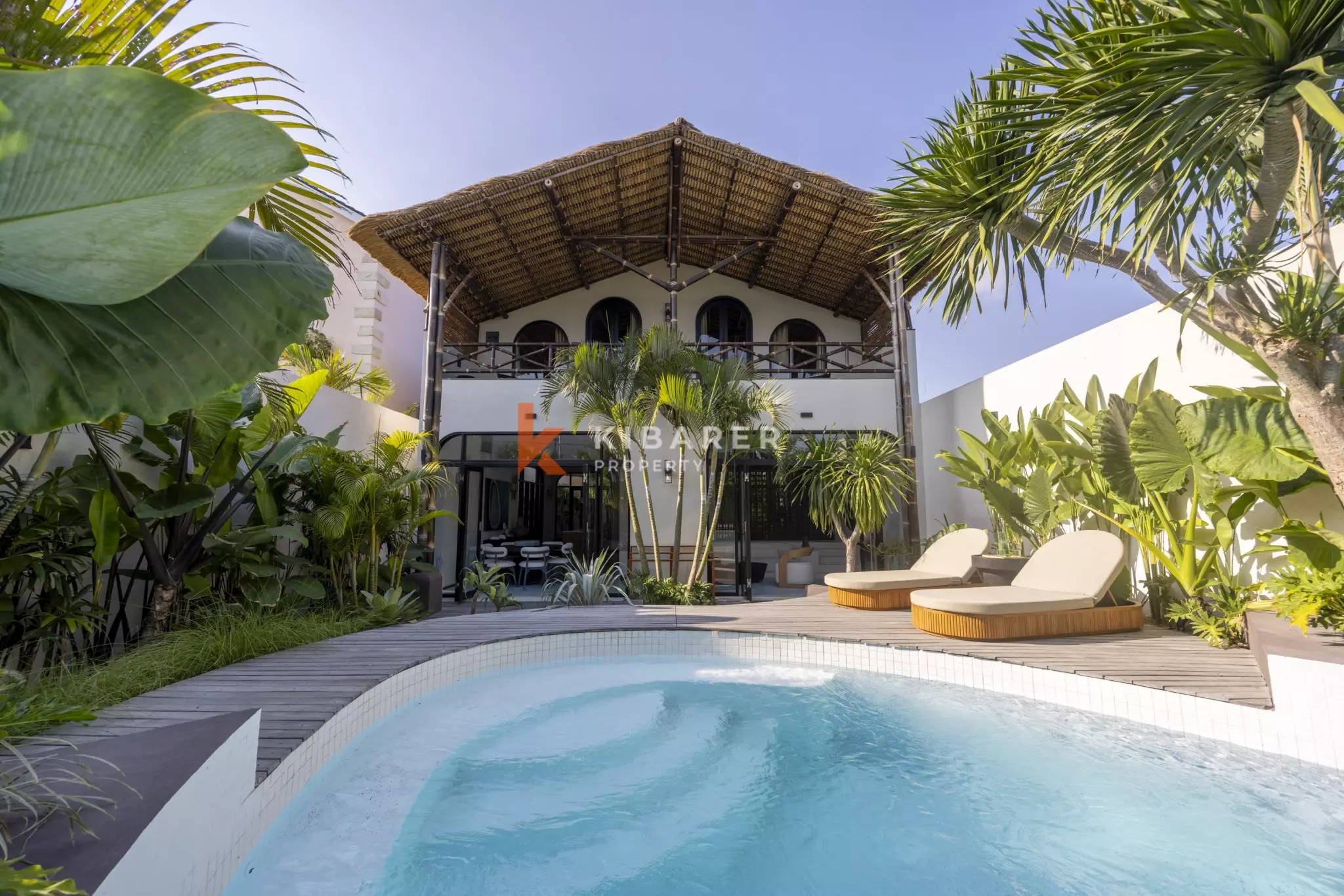 Tropical Paradise: Three-Bedroom Villa with Private Pool & Garden in Kerobokan — image 1