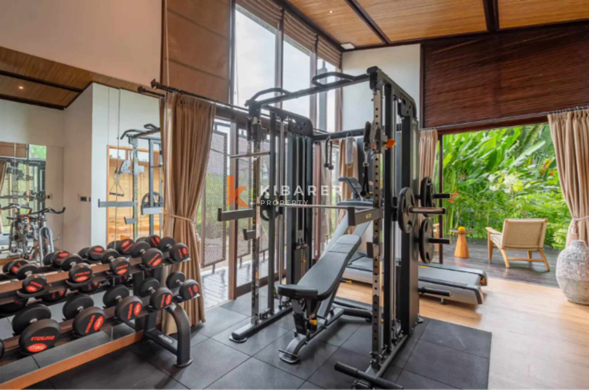 Luxurious and Tranquil Three-Bedroom Villa with Sauna & Gym in Canggu — image 19