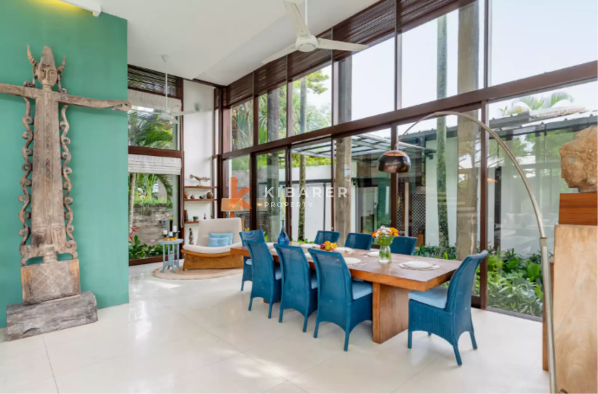 Luxurious and Tranquil Three-Bedroom Villa with Sauna & Gym in Canggu — image 4