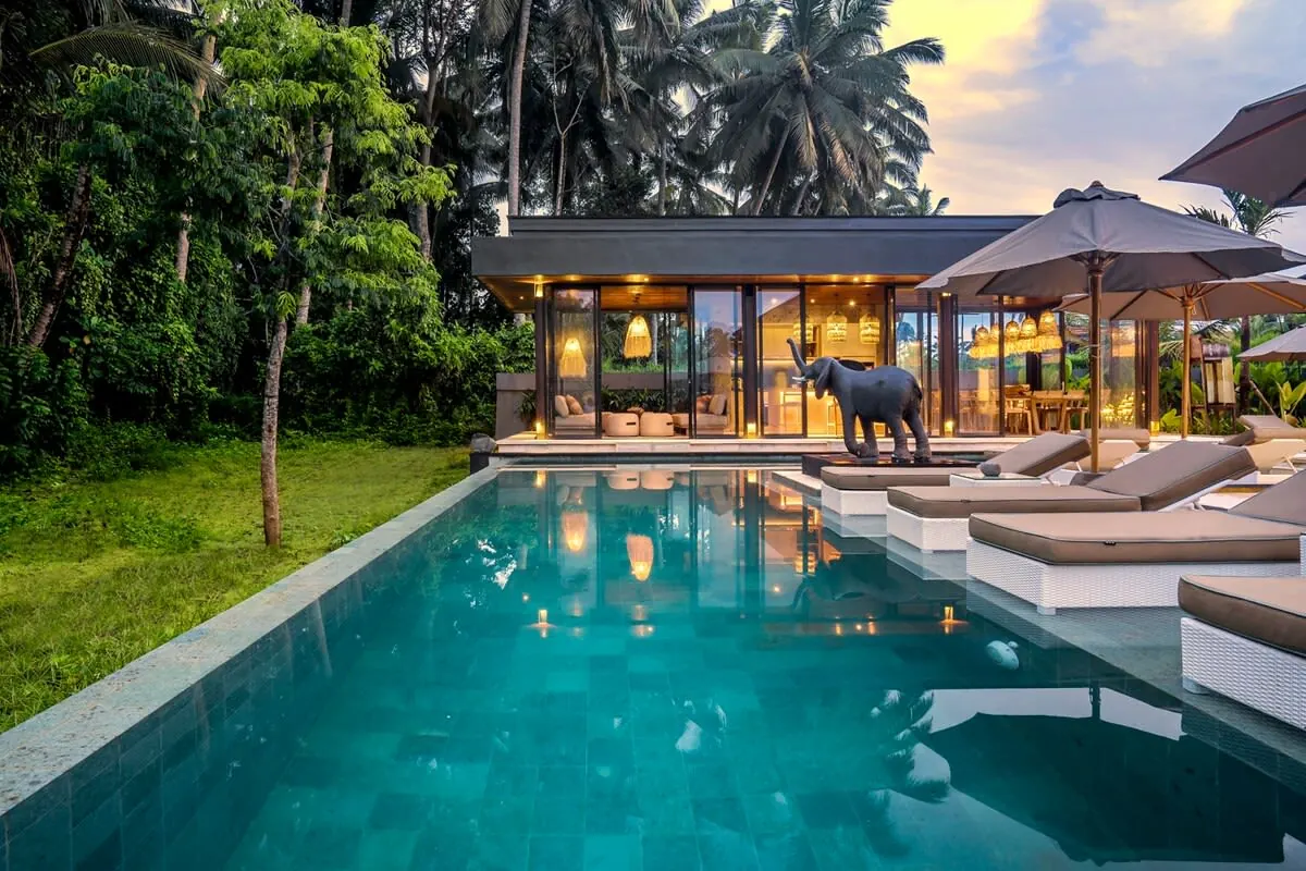 5 BR Tropical-Modern Jungle-View Villa Ubud — 5BR Villa Rental in Ubud — image 17