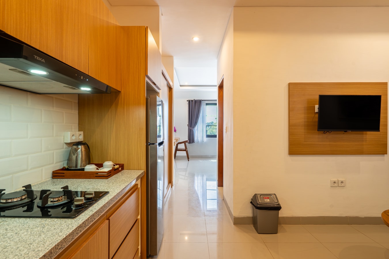 Apartemen Central Berawa 1BR, Dekat Pantai & Kafe - Canggu, Bali — image 5