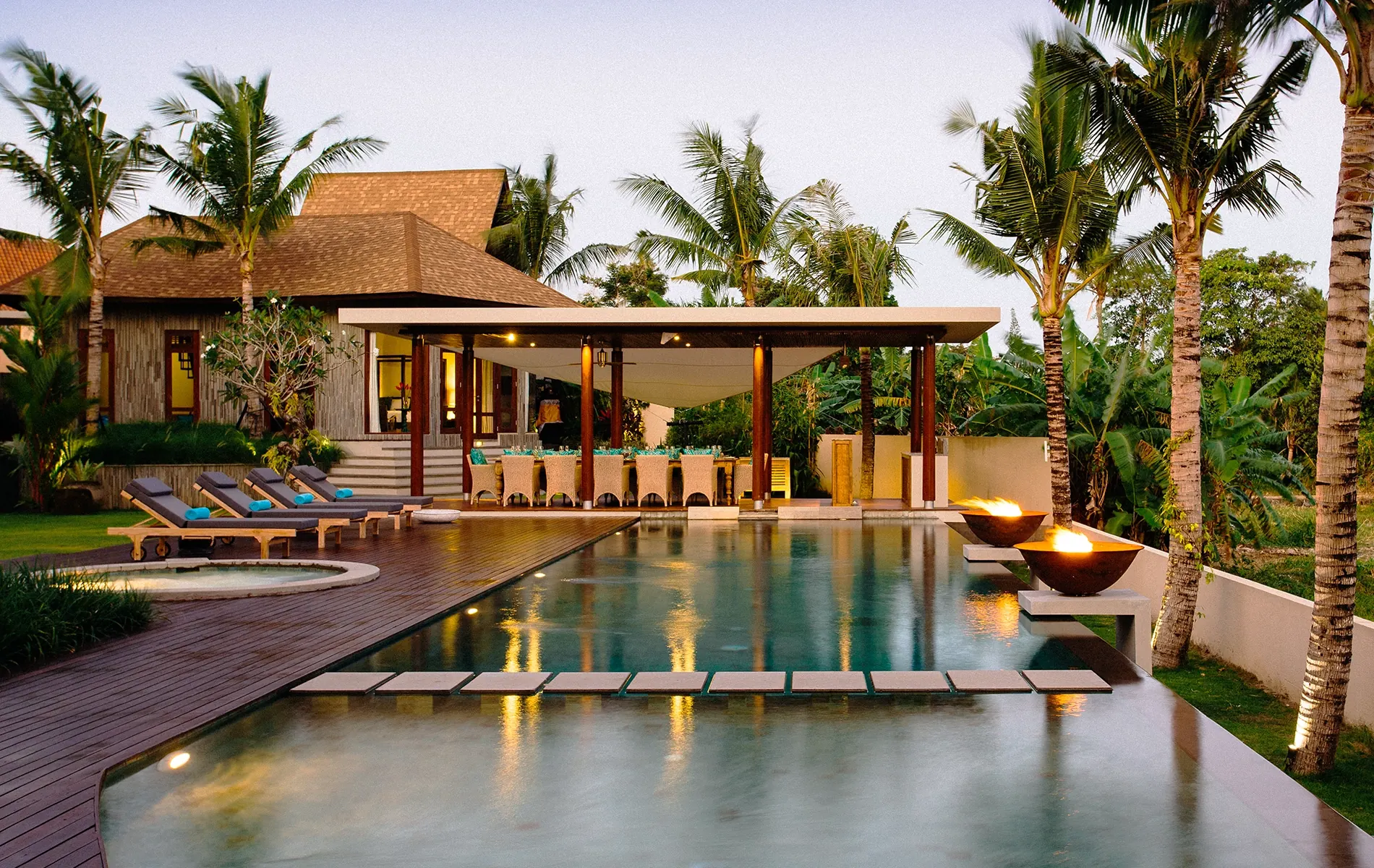 5 BR Tropical-Modern Garden Villa Seminyak — 5BR Villa Rental in Seminyak — image 6