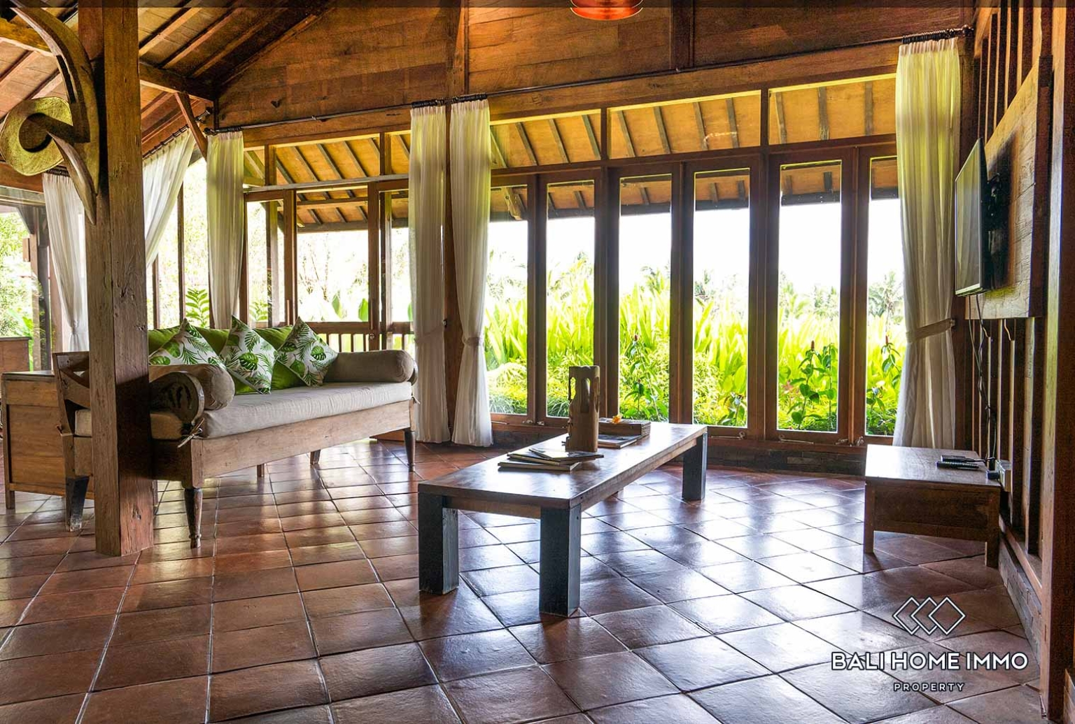 3 Bedroom Ricefield View Villa for Rent in Ubud — image 3
