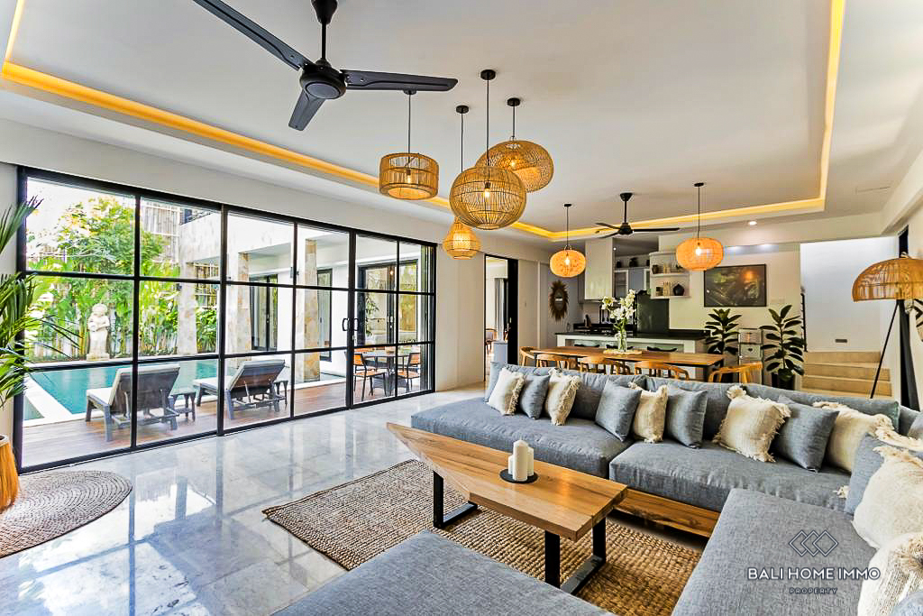 3 Bedroom Villa For Rent Near Nelayan Beach in Canggu Bali