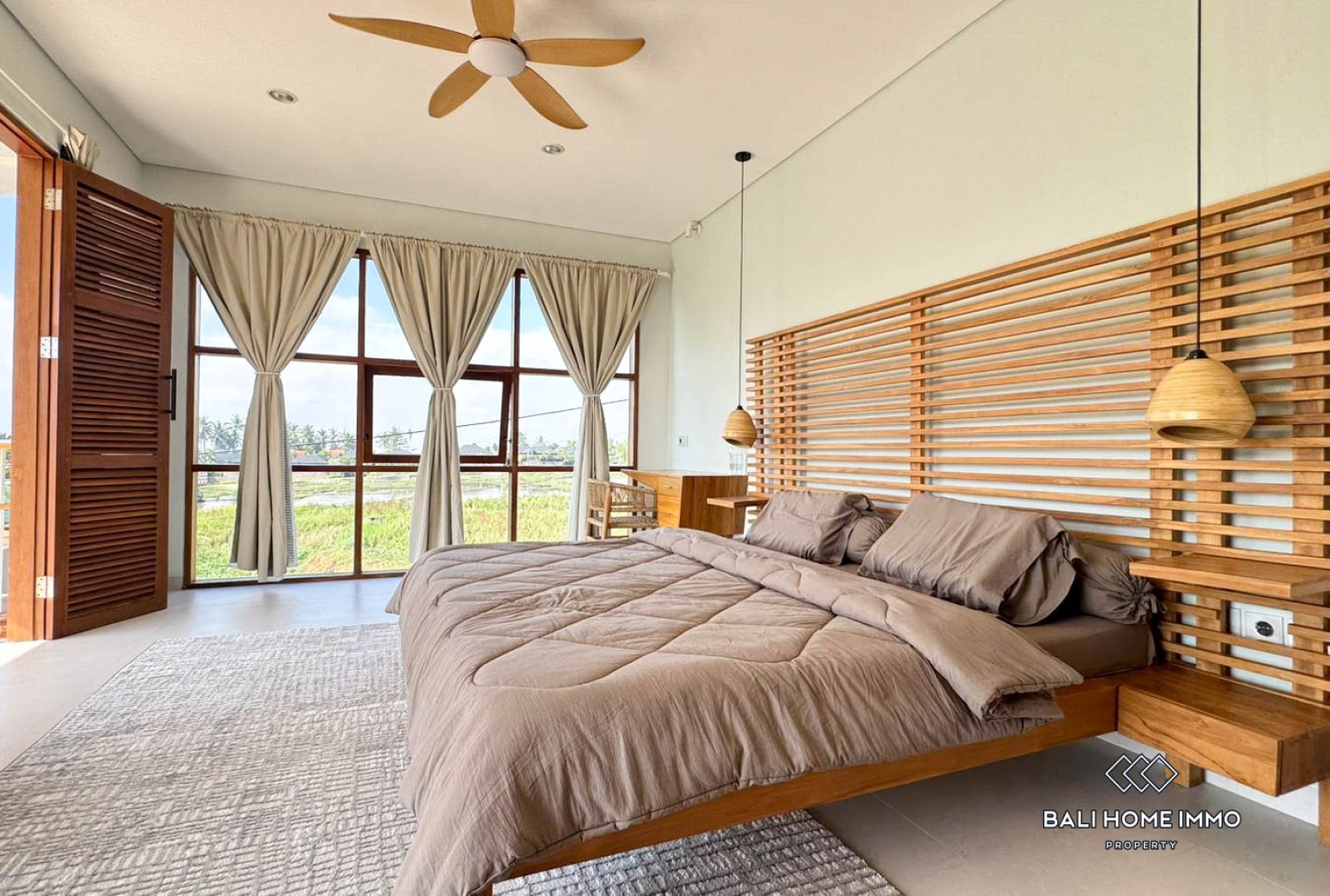 3 Bedroom Villa with Rice Field Views For Rent in Ubud — image 5