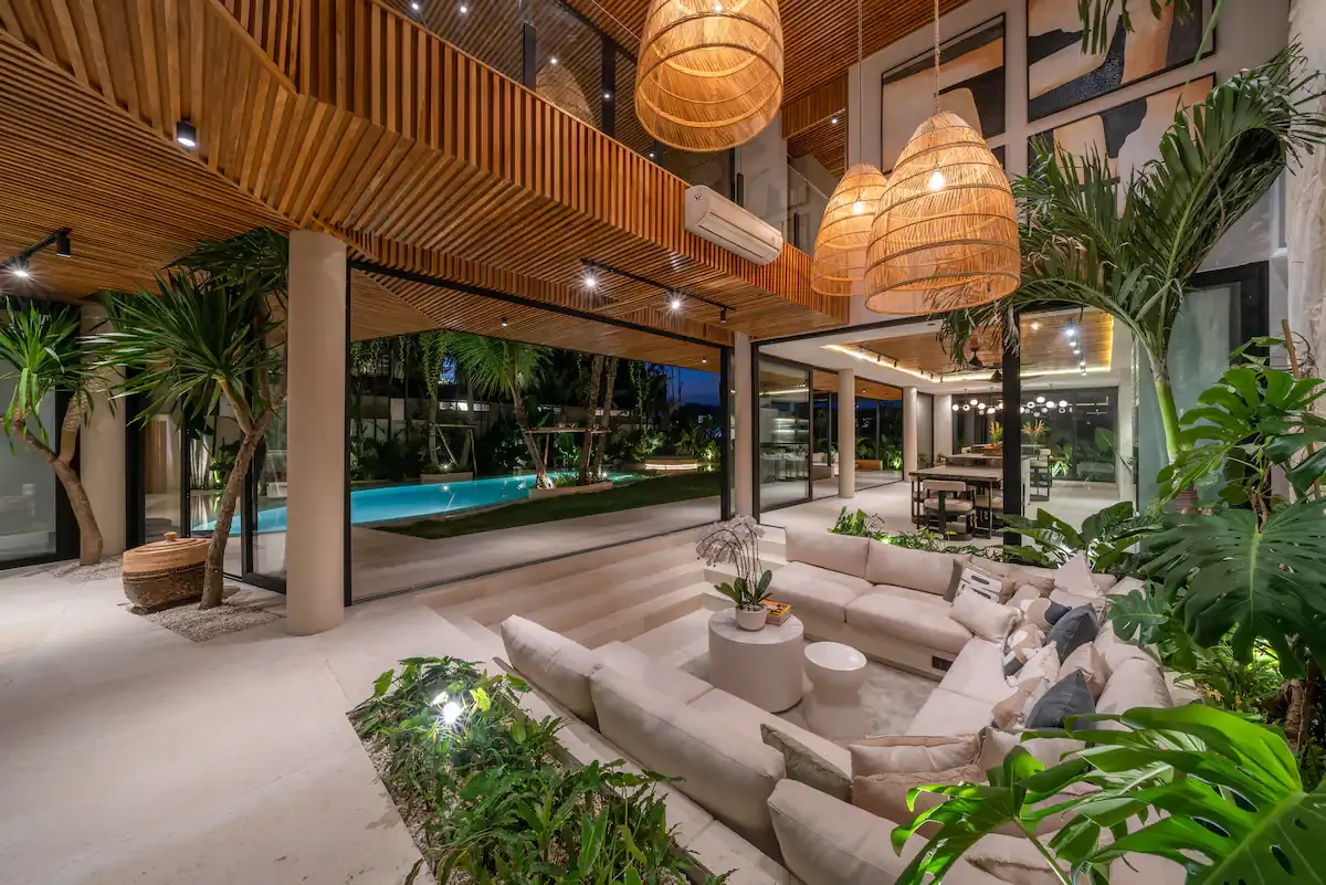 8 BR Tropical-Modern Cinema Estate Canggu — 8BR Estate Rental in Canggu — image 4