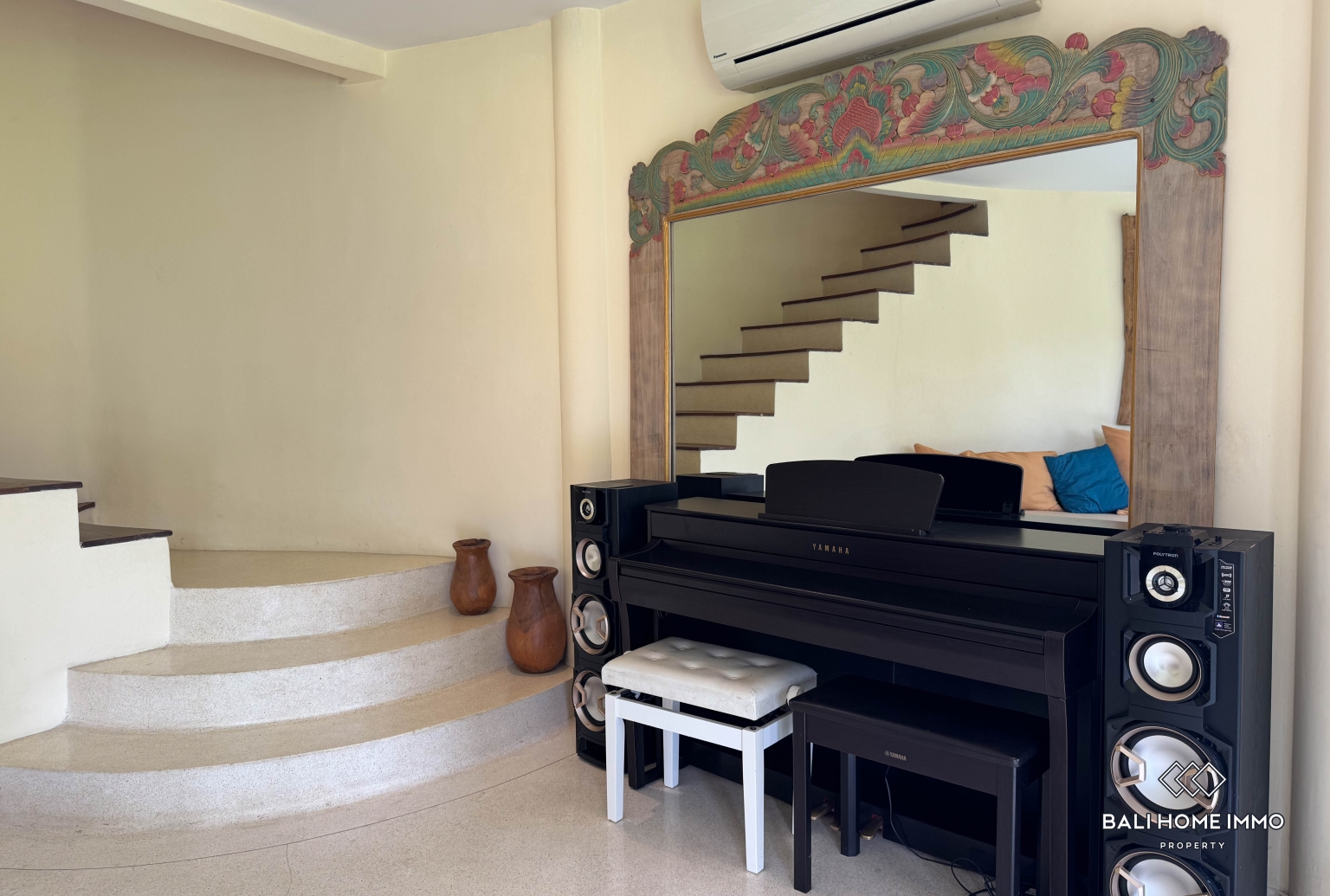 4 bedroom family villa with ricefield view for rent in Ubud — image 5