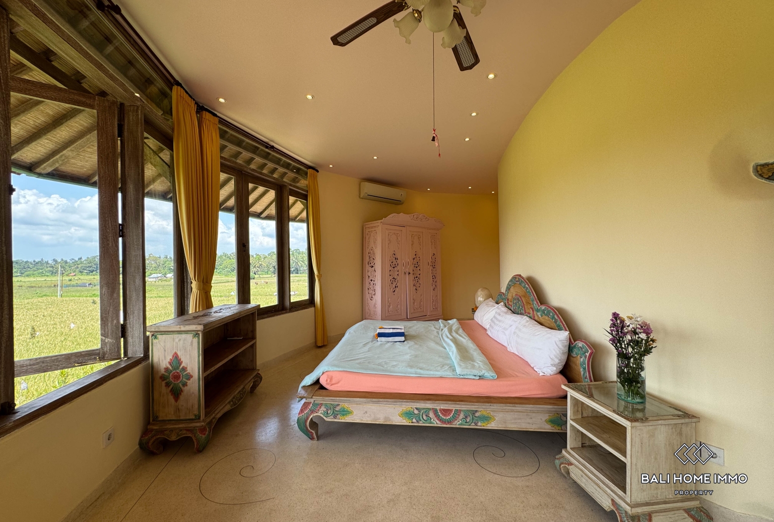 4 bedroom family villa with ricefield view for rent in Ubud — image 10