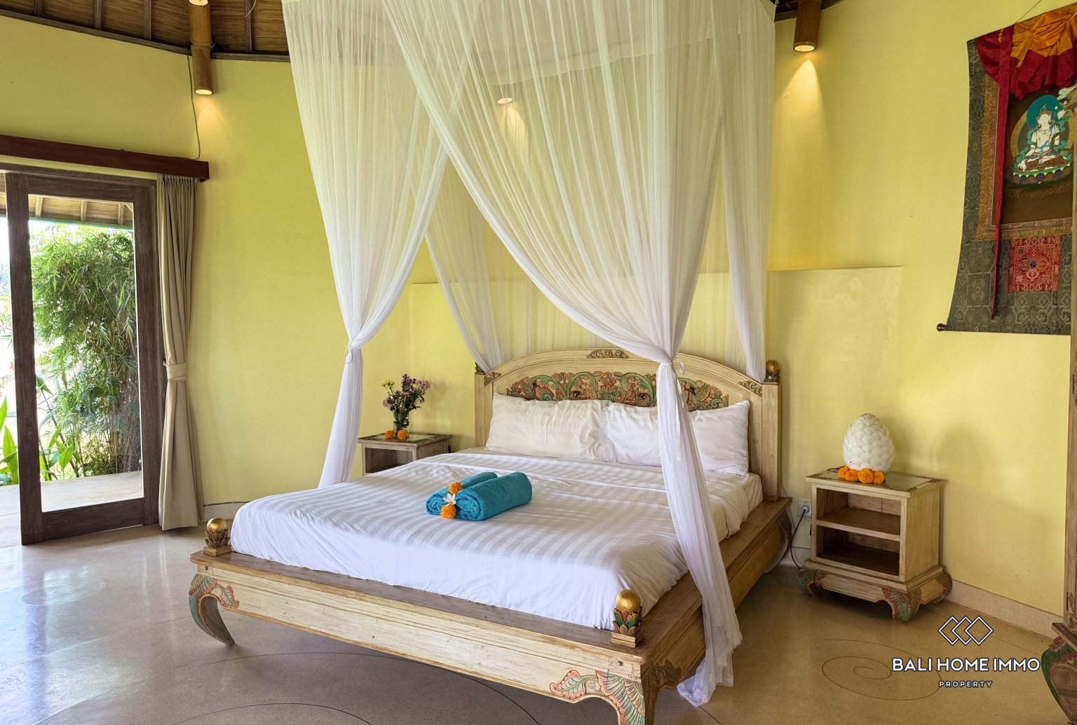 4 bedroom family villa with ricefield view for rent in Ubud — image 14