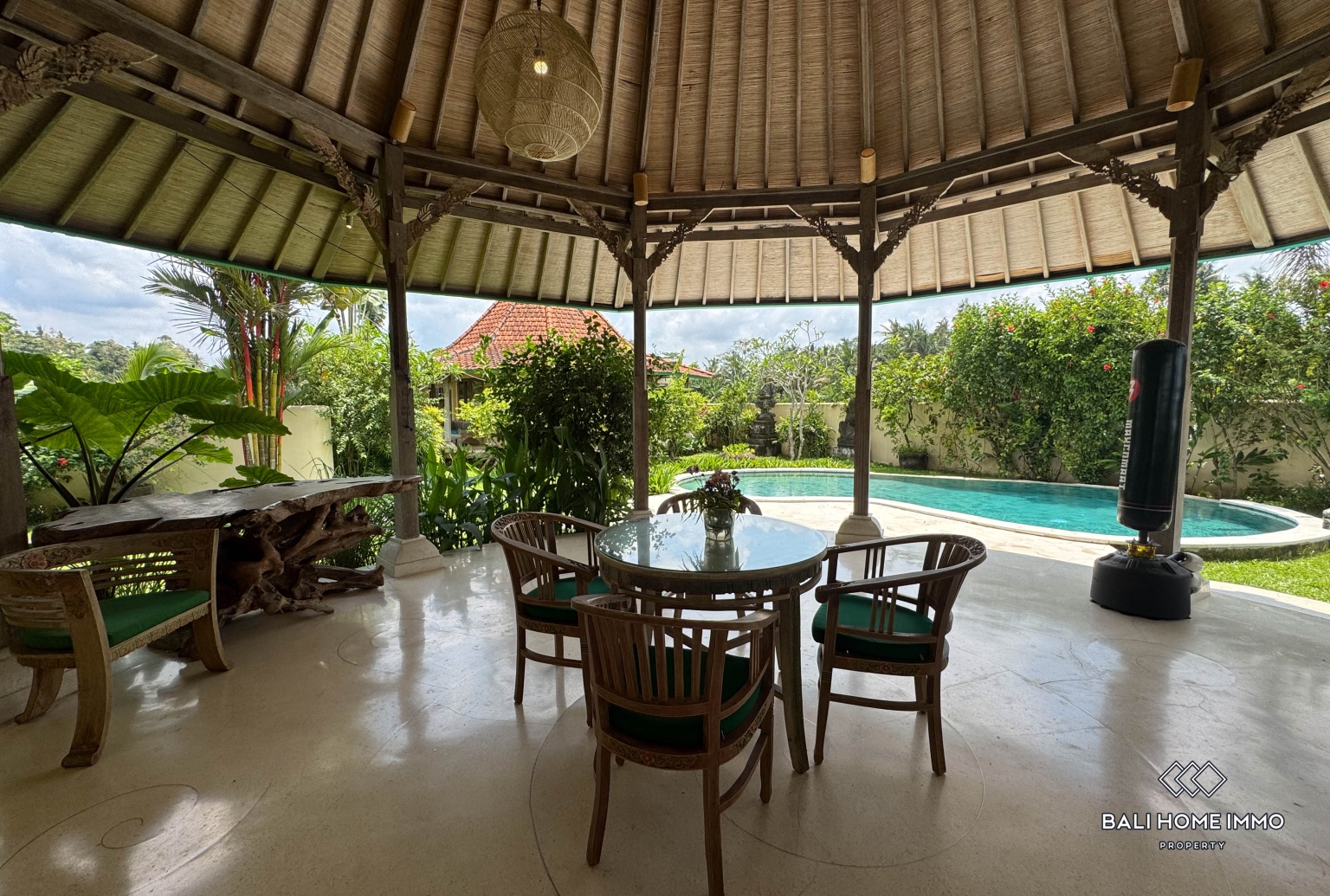 4 bedroom family villa with ricefield view for rent in Ubud — image 2