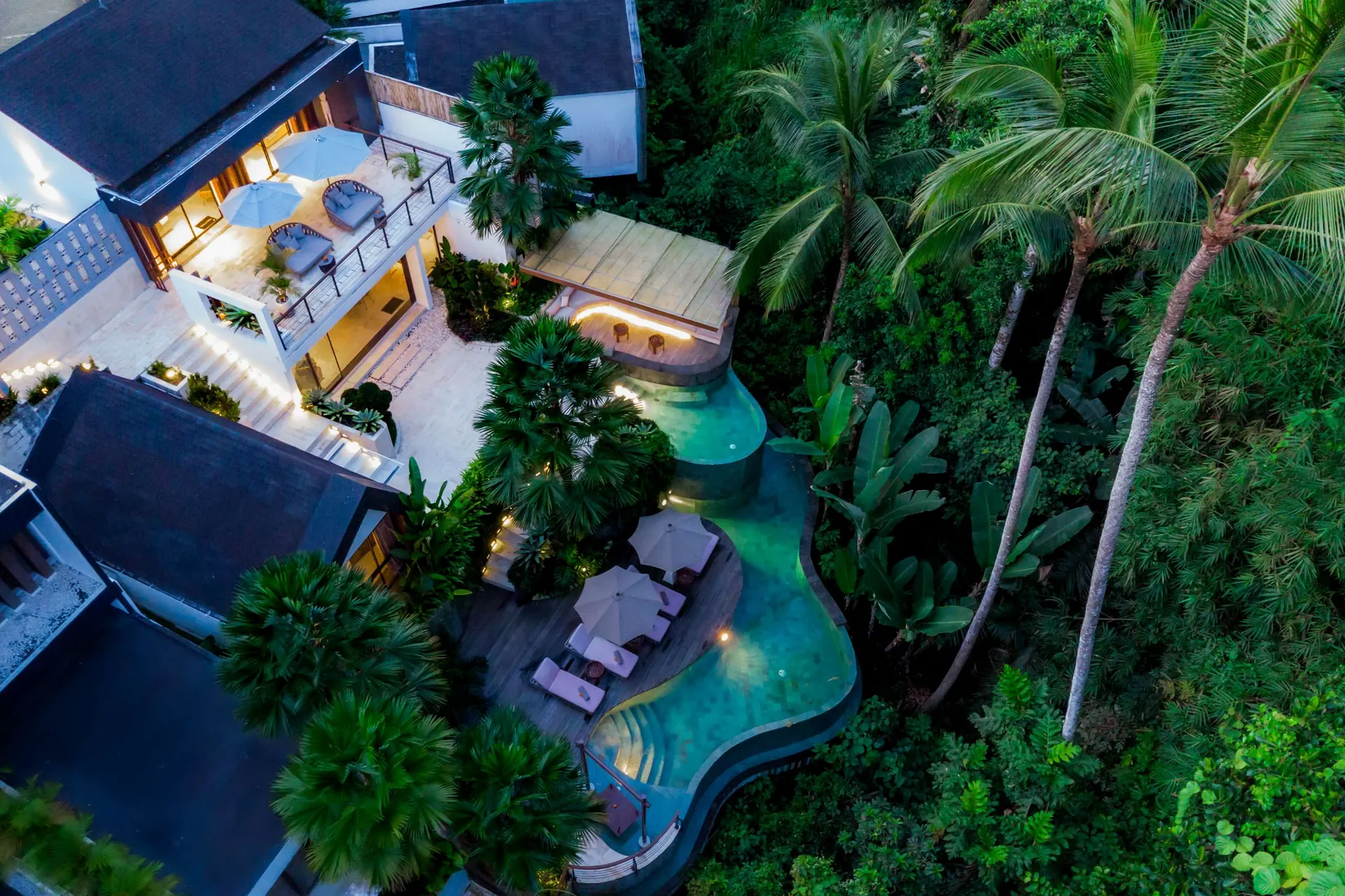 3 BR Jungle Infinity-Pool Villa Ubud — 3BR Villa Rental in Ubud