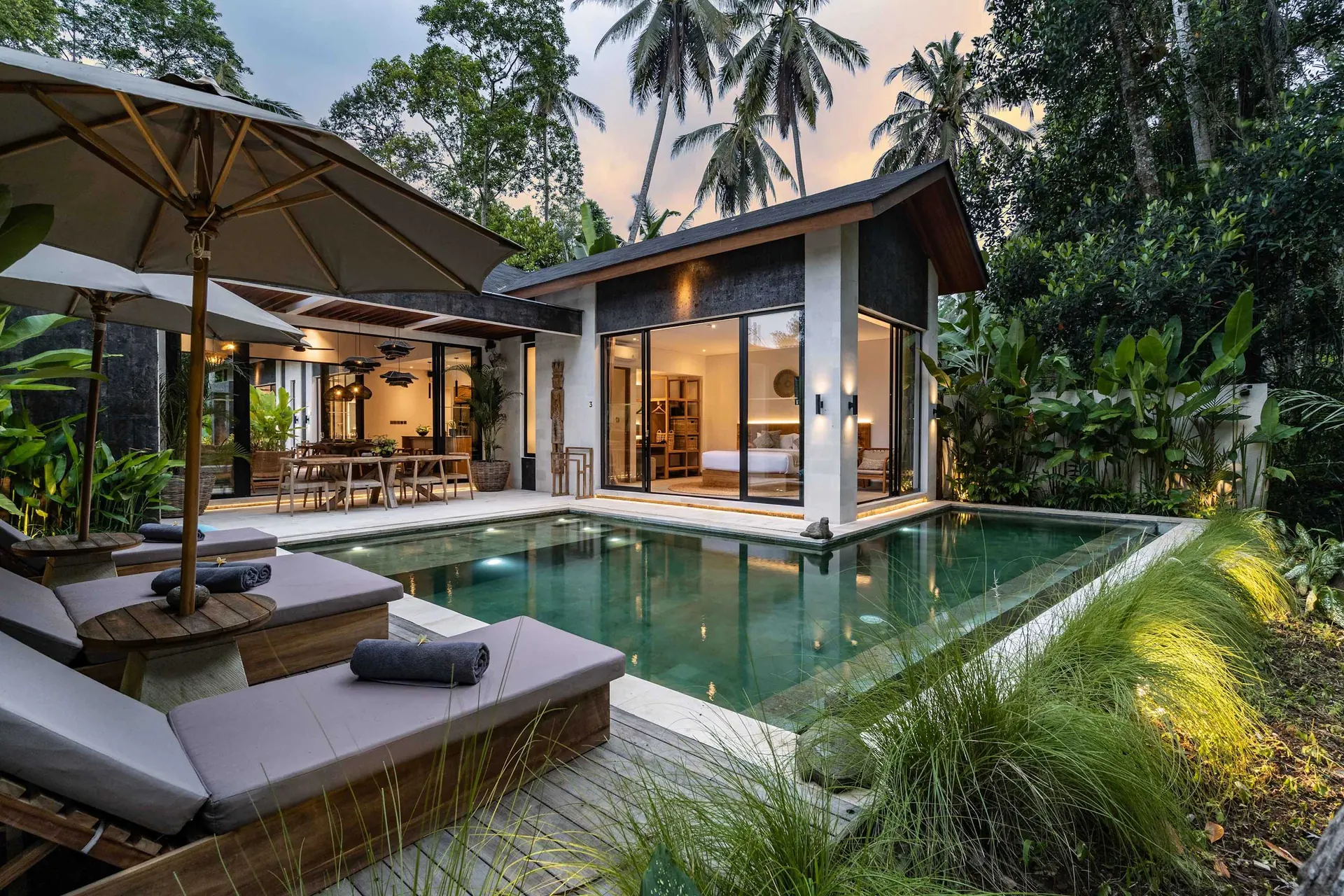 3 BR Tropical-Modern Jungle Villa Ubud — 3BR Villa Rental in Ubud