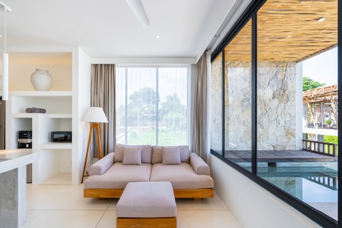 Chic 1BR Apartment near Pererenan Beach - Pool Balcony - Canggu, Bali — image 2