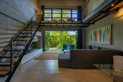 1BR Berawa Industrial Loft | BBQ Courtyard & Pool in Canggu, Bali — image 4