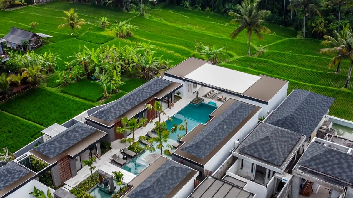 6 BR Rice-Field Tropical-Modern Villa Ubud — 6BR Villa Rental in Ubud — image 8
