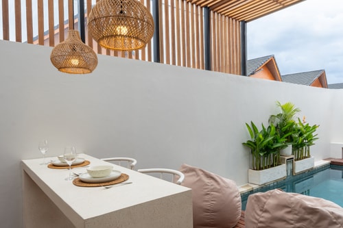 Ubud 2BR Luxe Rice Field Views Villa | Bathtub in Ubud, Bali — image 16