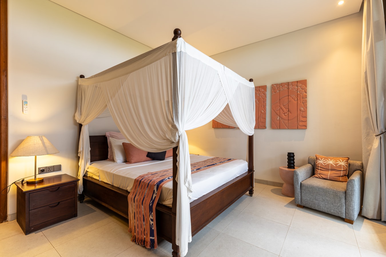 3BR Canggu Villa | Canopy Beds, Paddy Views, Pool in Pererenan, Bali — image 3