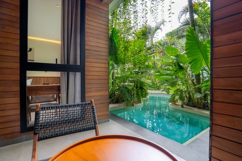 Deluxe 1BR Suite with Pool Access in Ubud Center in Ubud, Bali — image 2