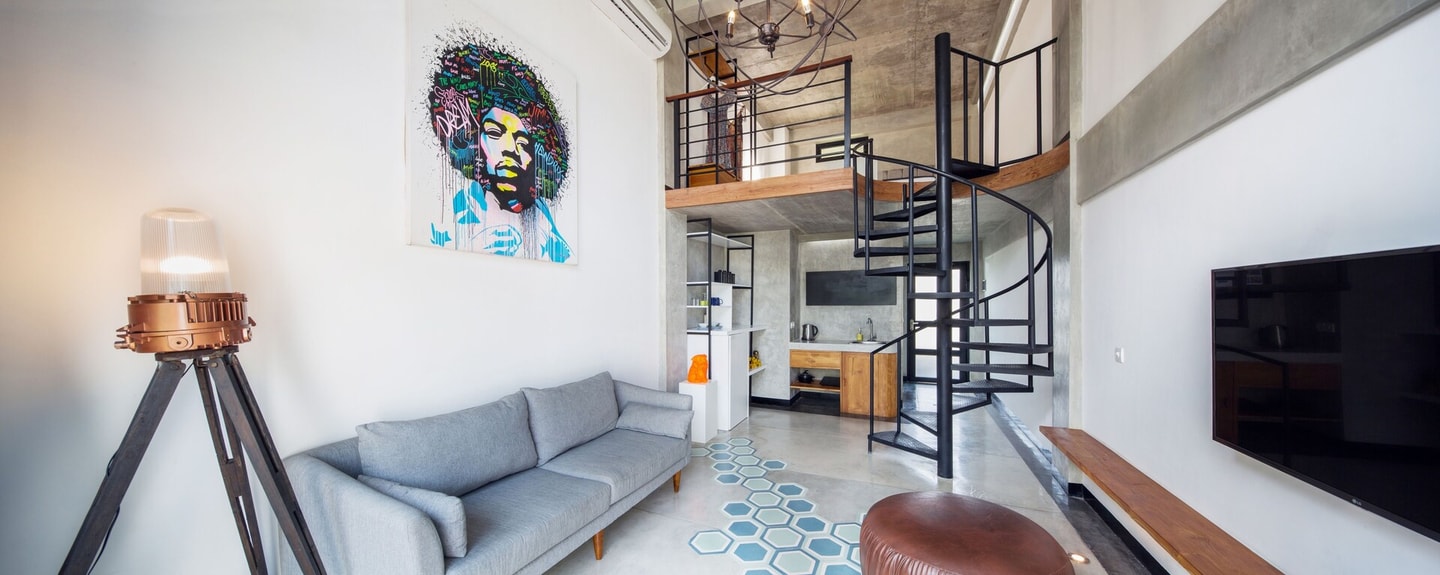 1BR Loft Seminyak Near Double Six | Pool Access - Seminyak, Bali — image 15