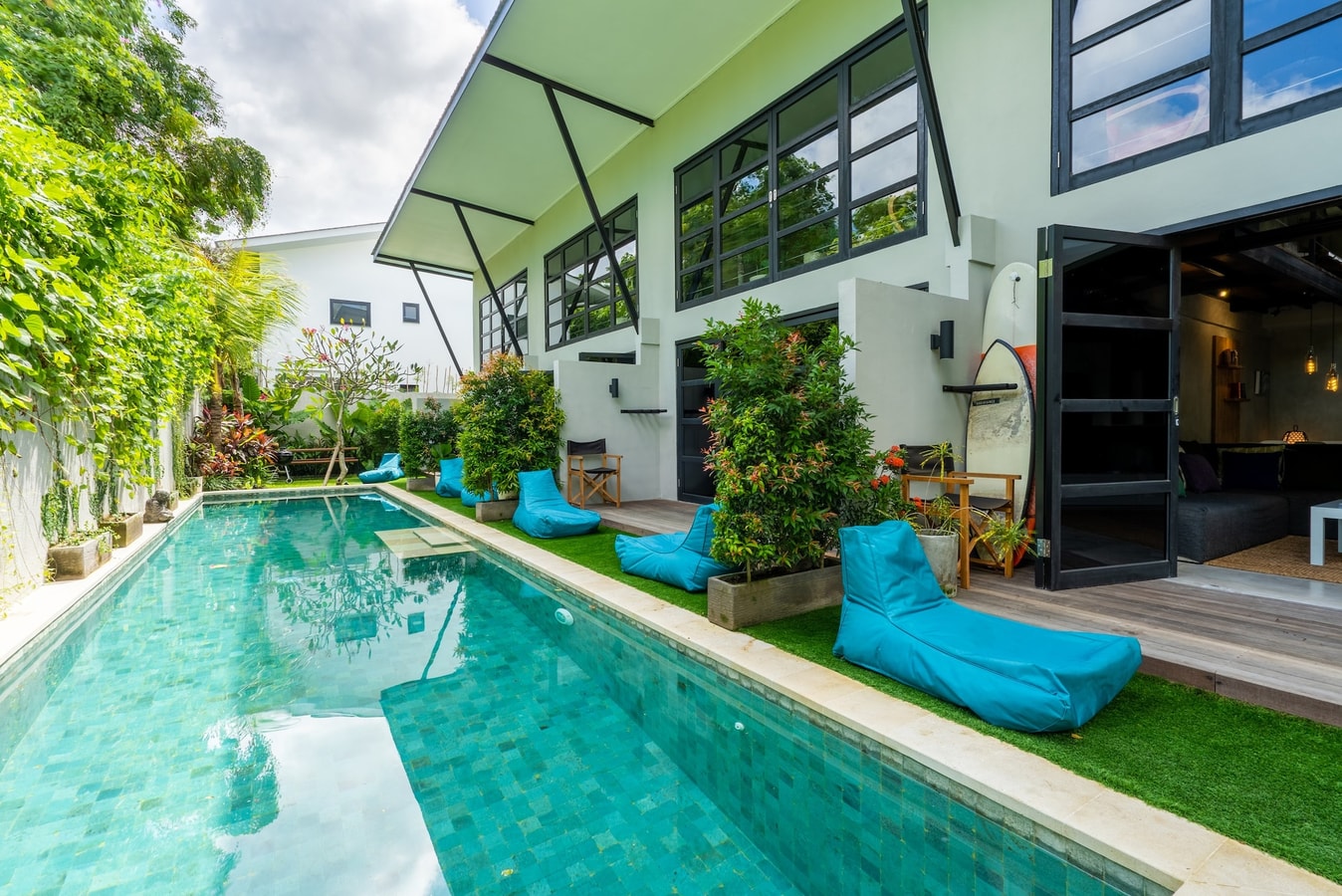 1BR Berawa Loft | Pool & Sundeck BBQ, Near Beach in Canggu, Bali