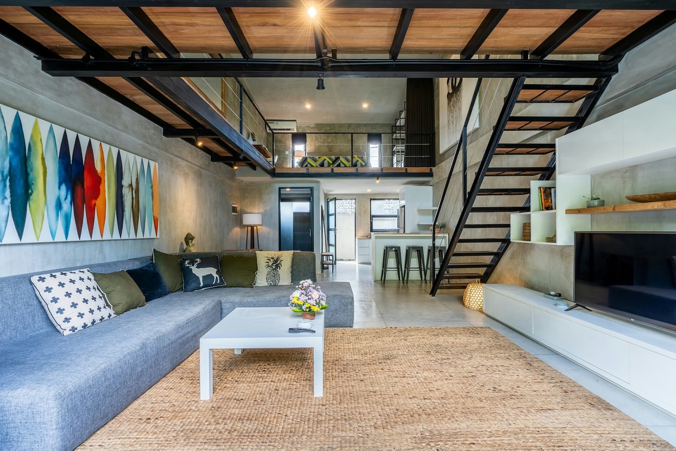 1BR Berawa Loft | Pool & Sundeck BBQ, Near Beach in Canggu, Bali — image 5