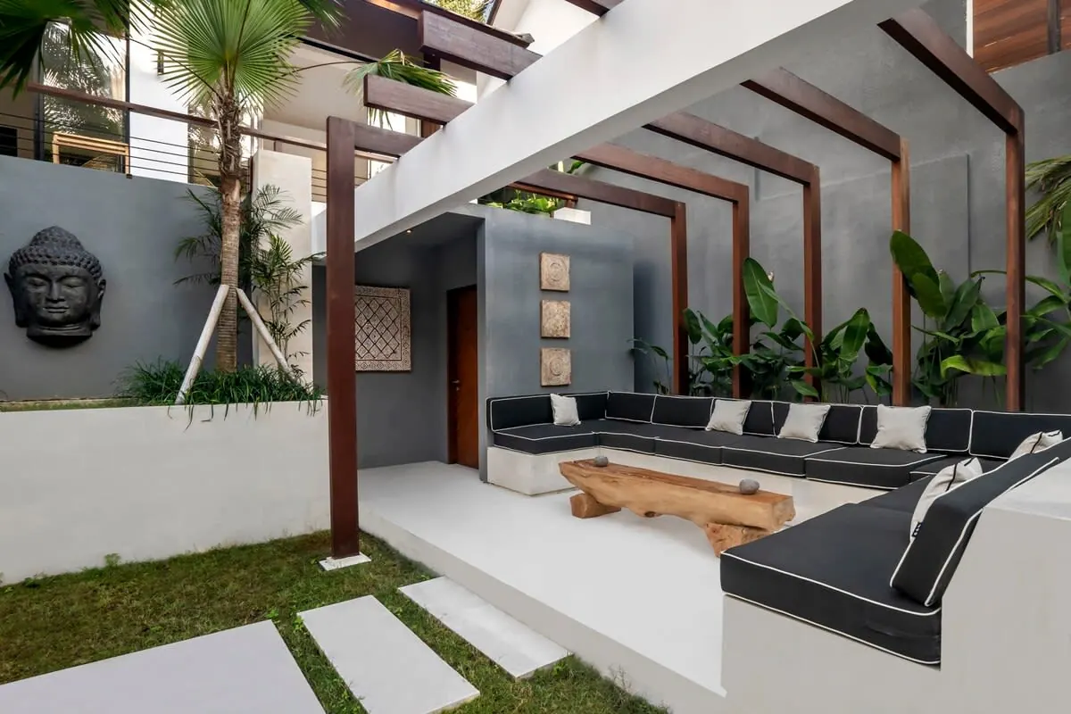 3 BR Tropical Garden Courtyard House Ubud — 3BR House Rental in Ubud — image 3