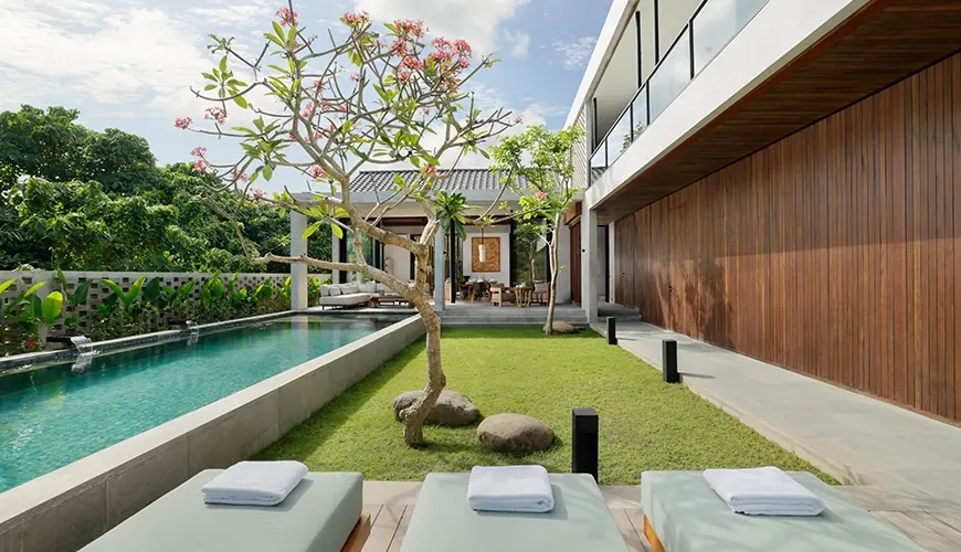 7 BR Tropical-Modern Gym Villa Canggu — 7BR Villa Rental in Canggu — image 1