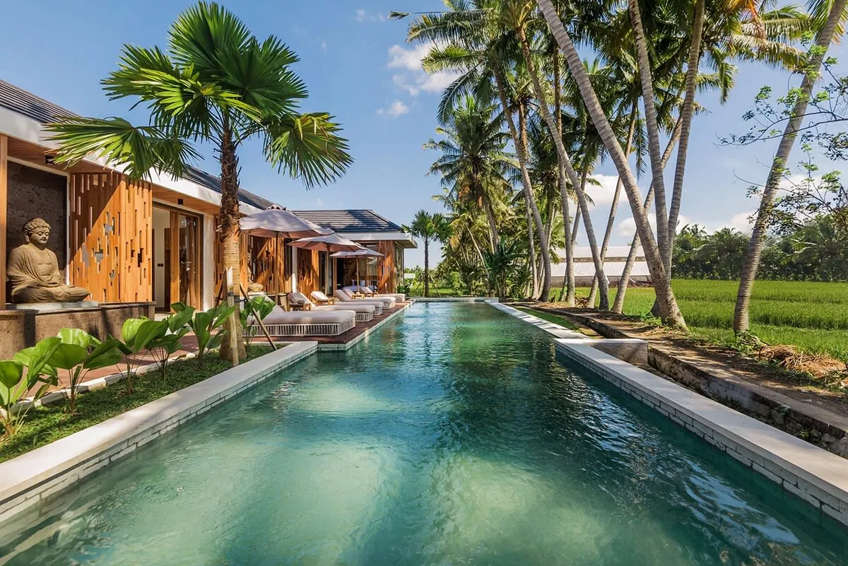 4 BR Rice-Field Yoga Retreat Ubud — 4BR Villa Rental in Ubud — image 14