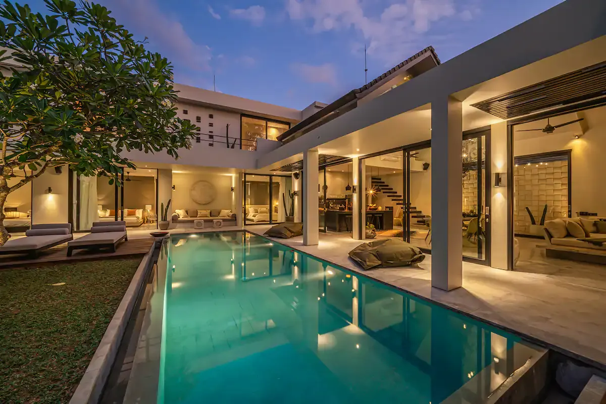 5 BR Rice-Field Pool Villa Canggu — 5BR Villa Rental in Canggu