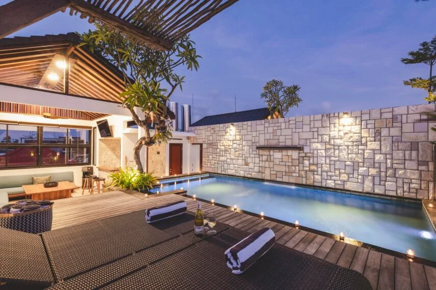 Stylish 3-Bedroom Townhouse Villa with Rooftop Pool & Rice Field Views — image 18