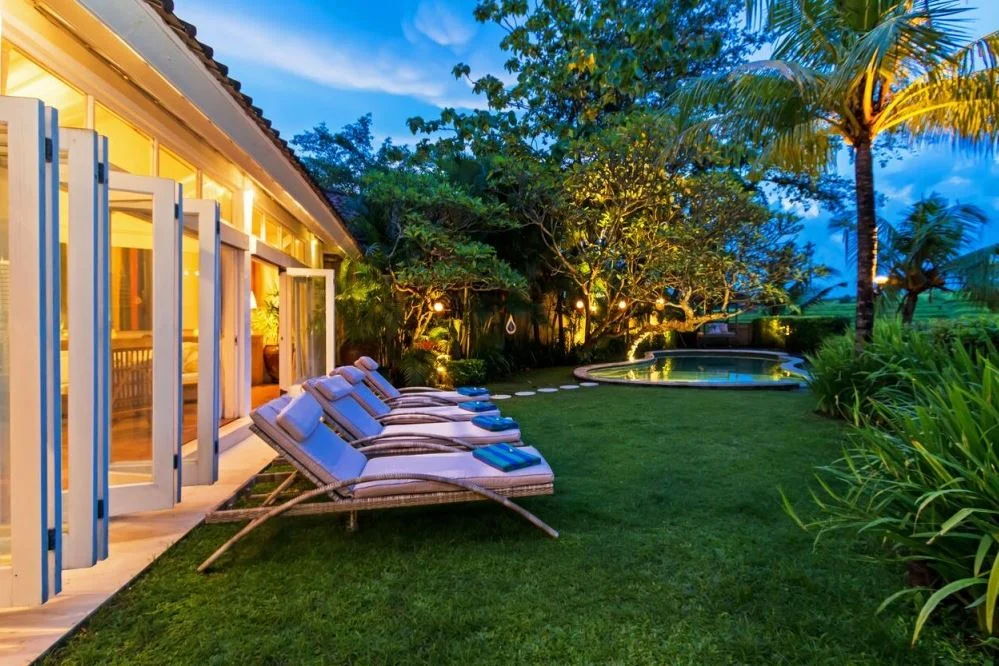 Shabby Chic Villa with Fairytale Garden & Rice Field Views