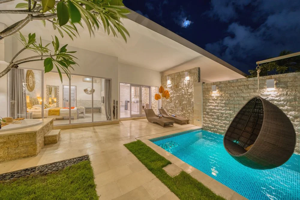 Romantic 1BR Private Villa w/ Pool & Jacuzzi – Tranquil Hideaway in Legian – BVI10555 — image 16