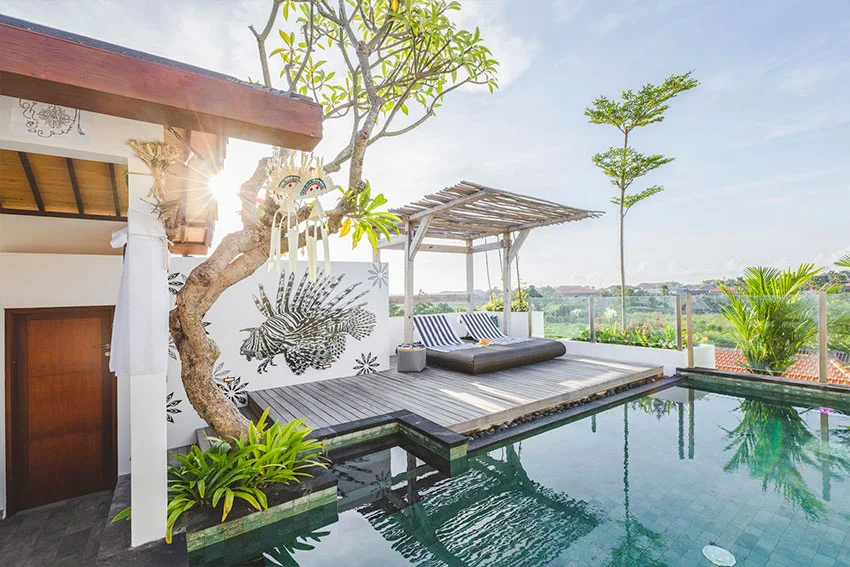 Stylish 3-Bedroom Townhouse Villa with Rooftop Pool & Rice Field View – Peaceful Hideaway in Bali — image 12