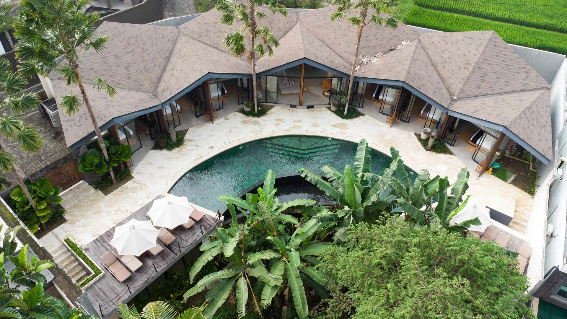 6 BR Glass Pavilion Retreat Ubud — 6BR Villa Rental in Ubud — image 6