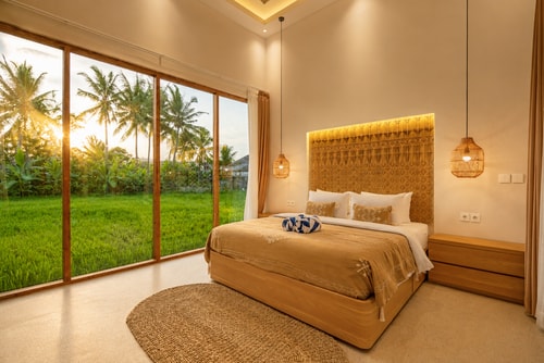 Ubud 2BR Luxe Rice Field Views Villa | Bathtub in Ubud, Bali — image 1