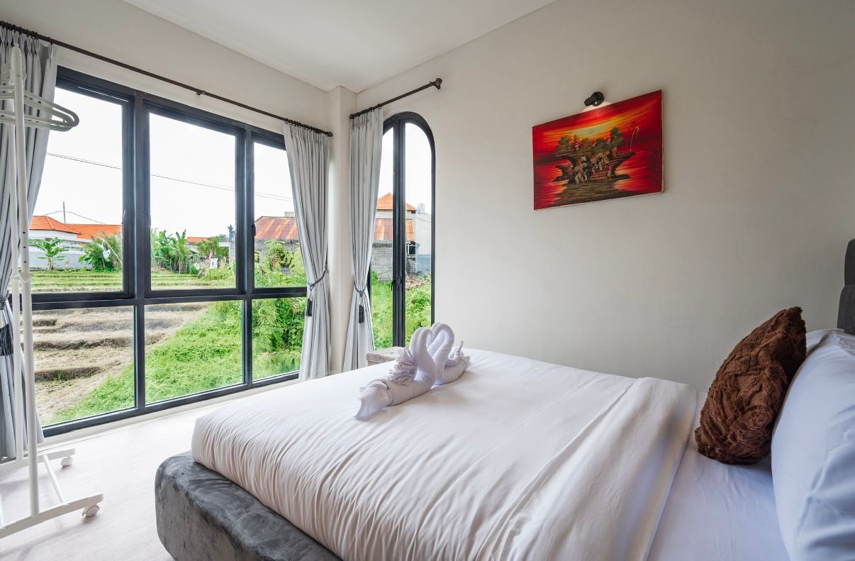 New 2BR Serene Paddy Views Villa w/ Pool in Canggu, Bali — image 7